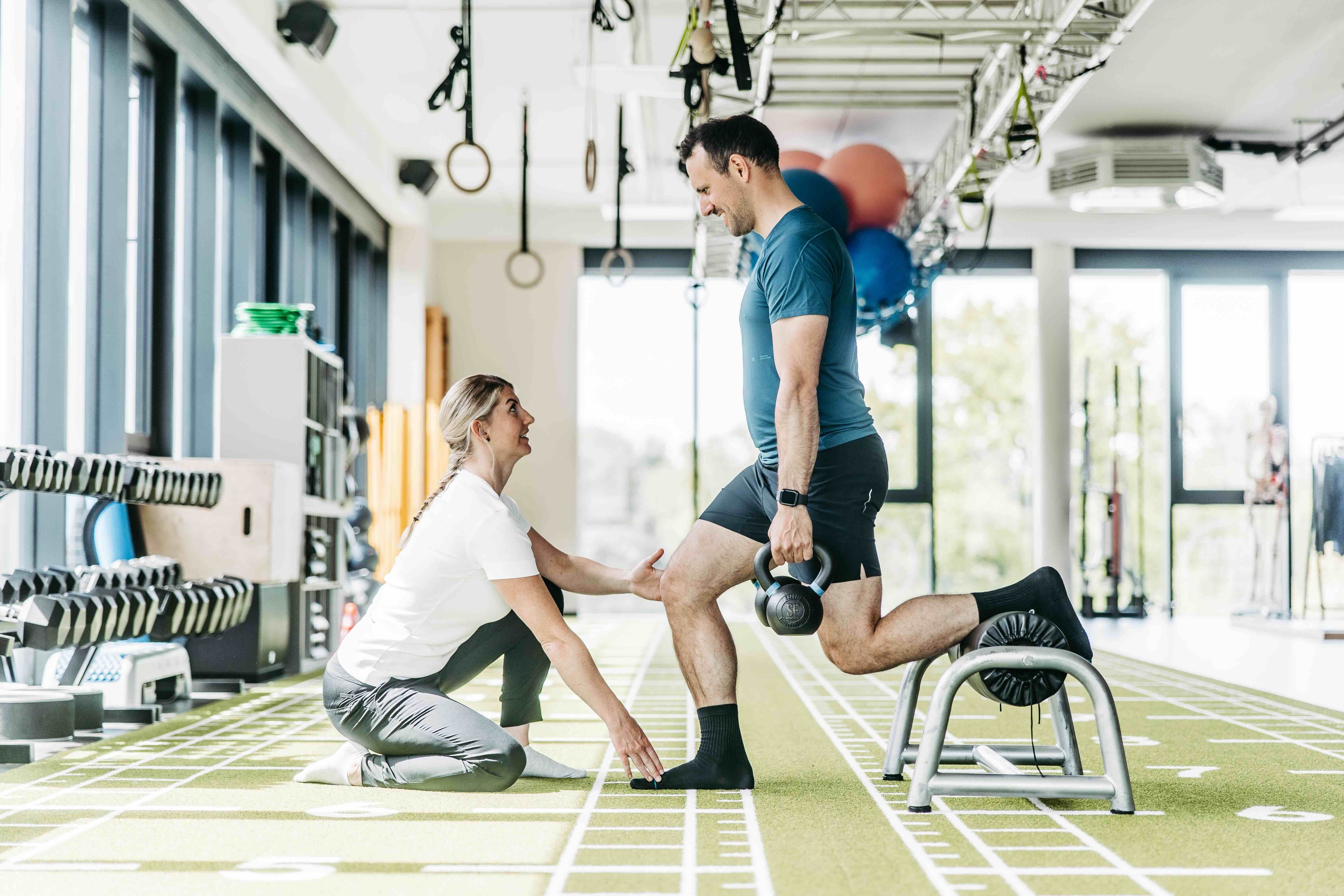 Eine Physiotherapie-Situation